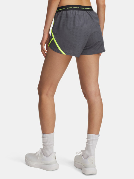 Under Armour Női rövidnadrág Under Armour UA Fly By 3'' Novelty Short-GRY