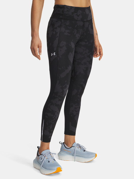 Under Armour Női Under Armour UA Launch Boka Nyomtatott Leggings-FEKETE