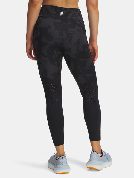 Under Armour Női Under Armour UA Launch Boka Nyomtatott Leggings-FEKETE