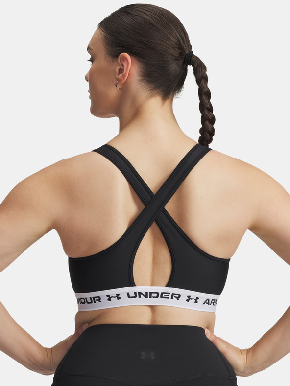 Under Armour Női melltartó Under Armour Crossback Mid Bra-BLK
