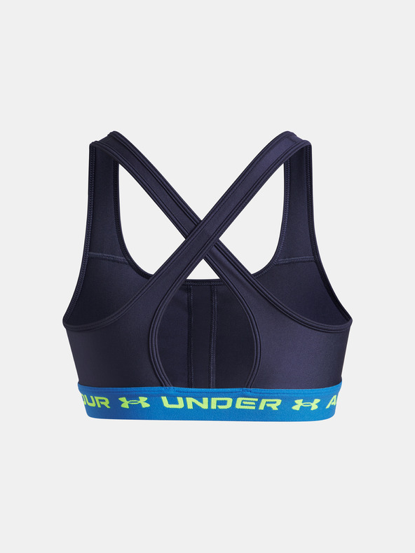 Under Armour Női melltartó Under Armour Crossback Mid Bra-BLU