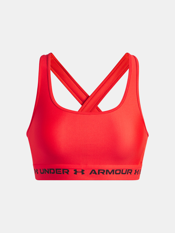Under Armour Női melltartó Under Armour Crossback Mid Bra-RED