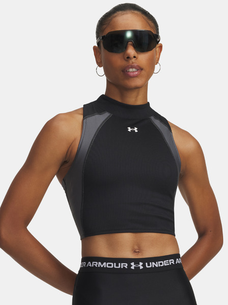 Under Armour Női Under Armour UA HG Rib Tank-BLK trikó