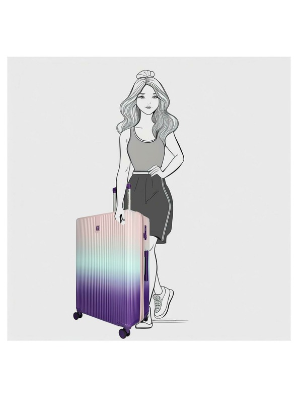 Enrico Benetti Enrico Benetti Havana L Purple Utazóbőrönd