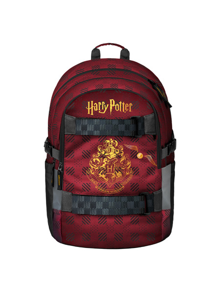 BAAGL  BAAGL SZETT 3 Skate Harry Potter Roxfort bordó: hátizsák, tolltartó, zsák