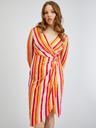 Orsay ORSAY fekete-narancssárga csíkos női ruha