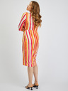 Orsay ORSAY fekete-narancssárga csíkos női ruha