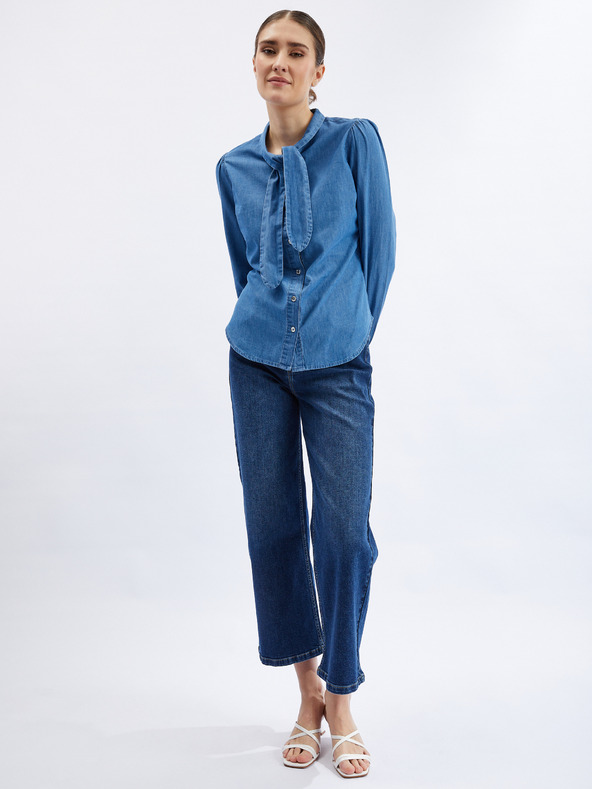 Orsay ORSAY kék női farmering díszítő részlettel