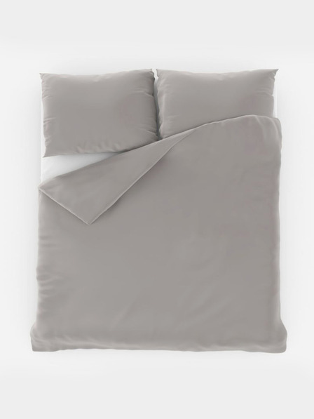 Kvalitex Szatén francia ágyneműhuzat LUXURY COLLECTION 1+2, 220x200, 70x90cm világosszürke