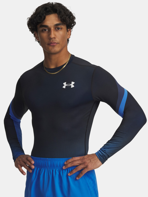 Under Armour Férfi póló Under Armour UA Heatgear Sub Crew LS-BLU