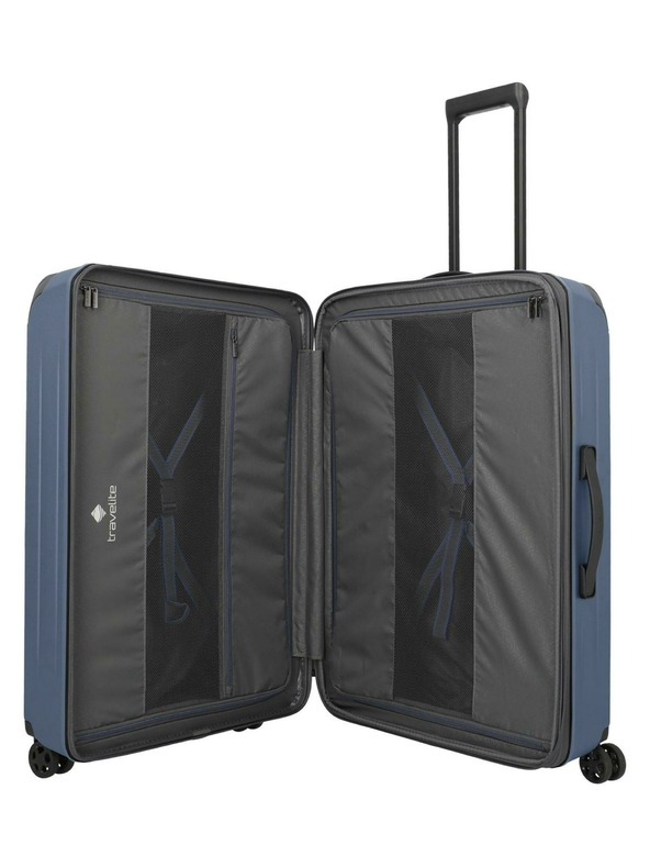 Travelite Travelite Dynamiic L bővíthető utazóbőrönd Farmer kék