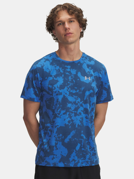 Under Armour Férfi póló Under Armour UA Launch Printed SS-KÉK