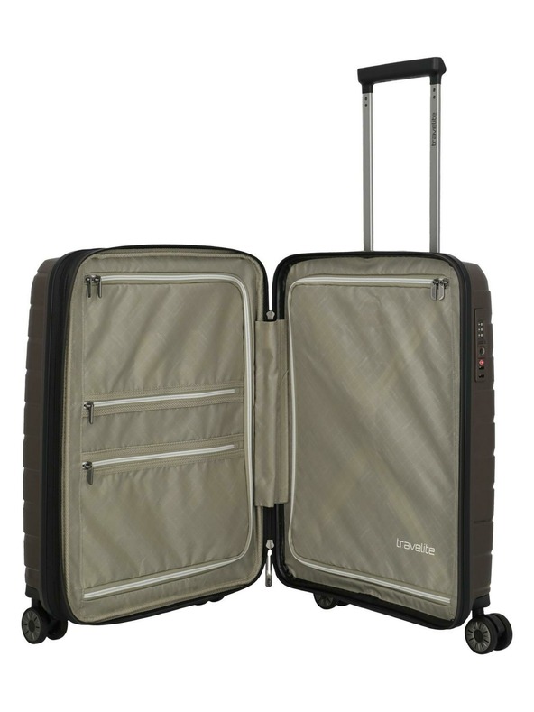 Travelite Travelite Air Base S bővíthető utazóbőrönd Coffee