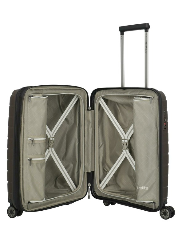 Travelite Travelite Air Base S bővíthető utazóbőrönd Coffee