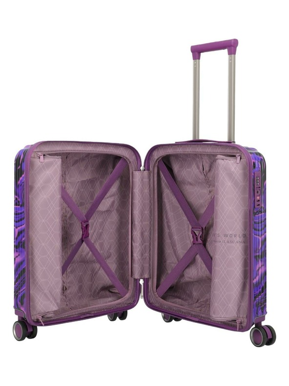 Travelite Travelite Lascana Edition S utazóbőrönd Purple Swirl