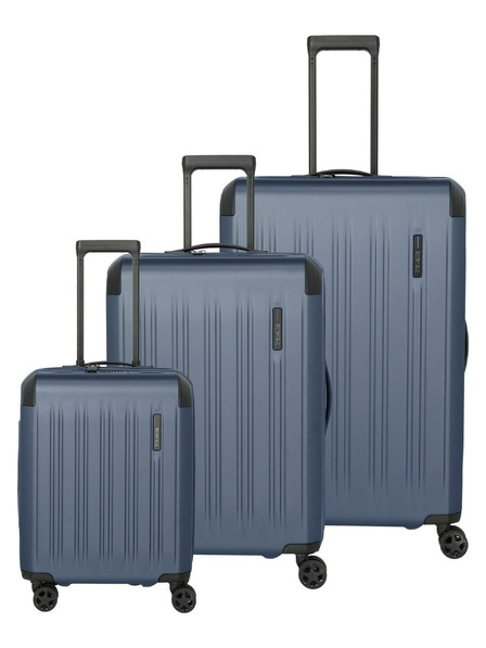 Travelite Travelite Dynamiic S,M,L bővíthető utazóbőrönd szett Farmer kék