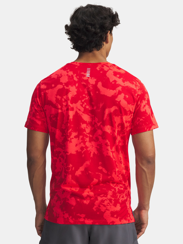 Under Armour Férfi póló Under Armour UA Launch Printed SS-RED