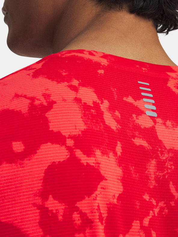 Under Armour Férfi póló Under Armour UA Launch Printed SS-RED