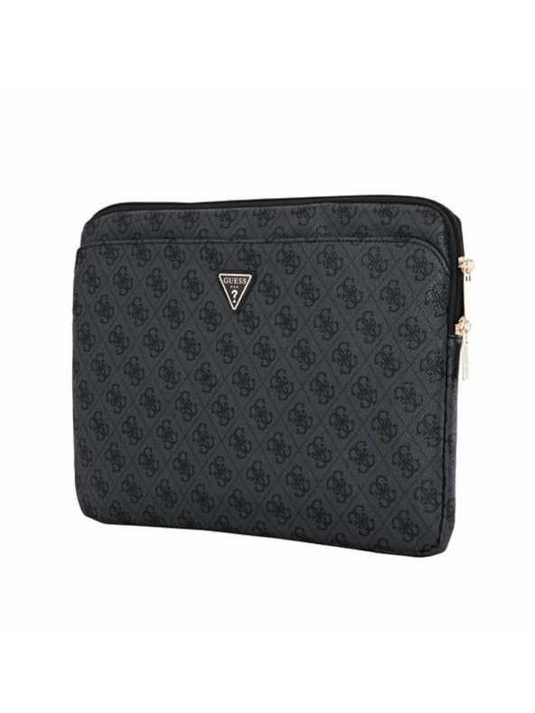 Guess Guess PU 4G Triangle Logo Notebook Tok 14" Fekete