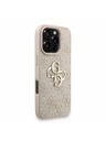 Guess Guess PU 4G Metal Logo Szíjas Hátlap iPhone 16 Pro Max-hoz Rózsaszín