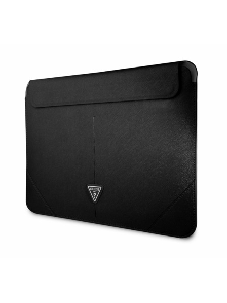 Guess Guess Saffiano Triangle Metal Logo Számítógép Tok 13/14" Fekete