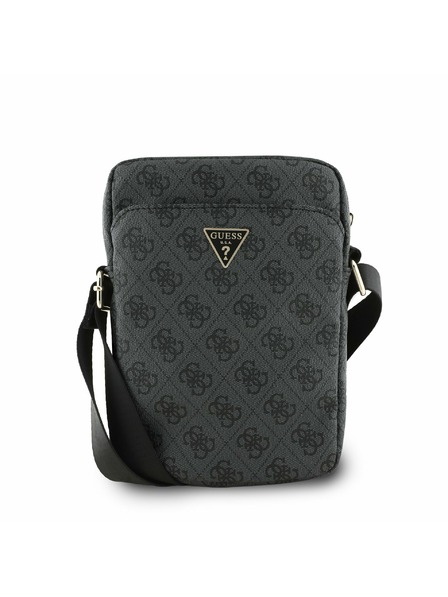 Guess Guess PU 4G Triangle Logo Táska 8" Fekete