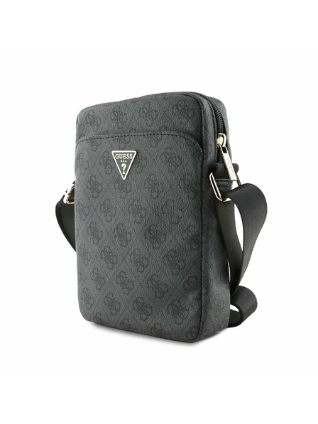 Guess Guess PU 4G Triangle Logo Táska 8" Fekete