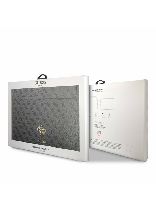 Guess Guess PU 4G Metal Logo Számítógép Tok 13" Szürke