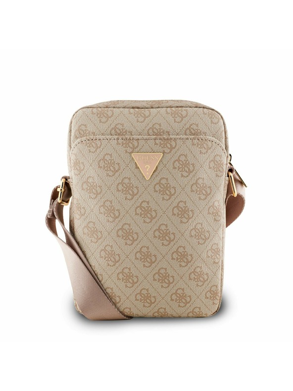 Guess Guess PU 4G Triangle Logo Táska 8" Rózsaszín