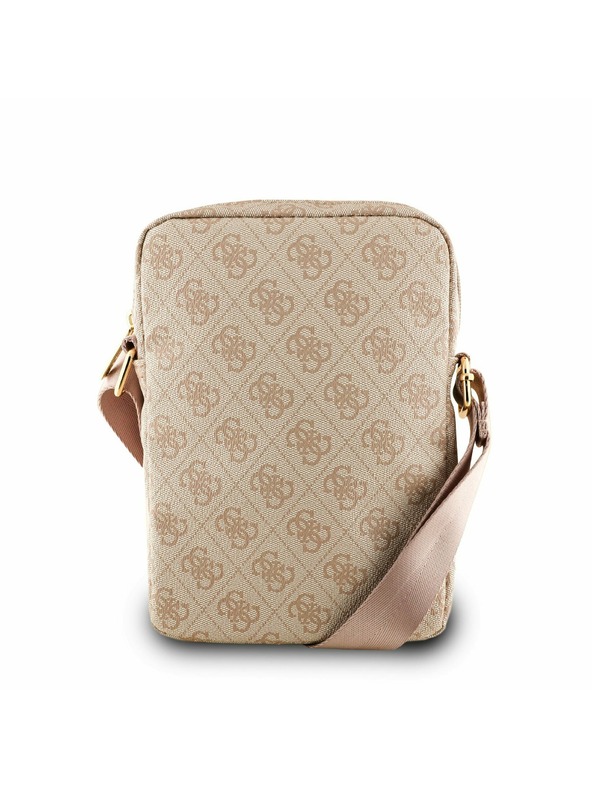 Guess Guess PU 4G Triangle Logo Táska 8" Rózsaszín