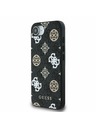 Guess Guess PU 4G Bazsarózsa MagSafe Hátlap iPhone 16e-hez Fekete