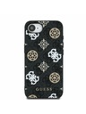 Guess Guess PU 4G Bazsarózsa MagSafe Hátlap iPhone 16e-hez Fekete
