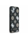 Guess Guess PU 4G Bazsarózsa MagSafe Hátlap iPhone 16e-hez Fekete
