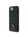 Guess Guess PU 4G Kis Metal Logo MagSafe Hátlap iPhone 16e-hez Szürke