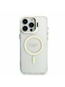 Guess Guess PC/TPU Krómozott Állvány Kamera Keret MagSafe Hátlap Cserélhető Hátlappal iPhone 16 Pro Max-hoz