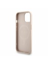 Guess Guess PU Bőr 4G Színes Gyűrű Pánt MagSafe Hátlap iPhone 15-höz Rózsaszín