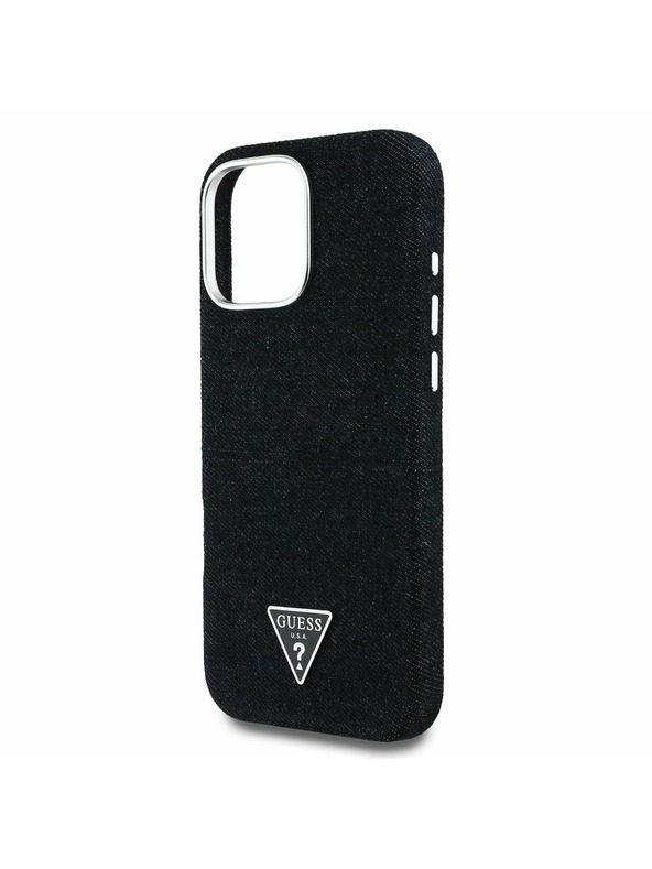 Guess Guess Farmer Háromszög Logó MagSafe Hátlap iPhone 16 Pro Black