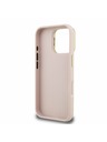 Guess Guess PU Mintás 4G Logó Állvány Kamera Keret Hátlap iPhone 16 Pro Max Pink