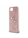 Guess Guess PU Fixed Glitter 4G Metal Logo Hátlap iPhone 16e Pink