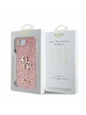 Guess Guess PU Fixed Glitter 4G Metal Logo Hátlap iPhone 16e Pink