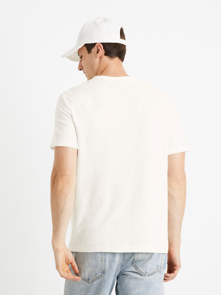 Celio Bézs színű rövid ujjú ing Celio Cegabble