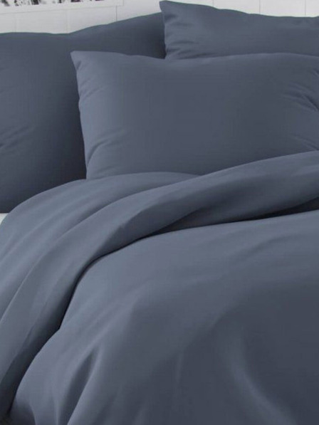Kvalitex Szatén francia ágynemű LUXURY COLLECTION 1+2, 220x200, 70x90cm sötétszürke francia ágynemű LUXURY COLLECTION 1+2, 220x200, 70x90cm