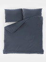 Kvalitex Szatén francia ágynemű LUXURY COLLECTION 1+2, 220x200, 70x90cm sötétszürke francia ágynemű LUXURY COLLECTION 1+2, 220x200, 70x90cm