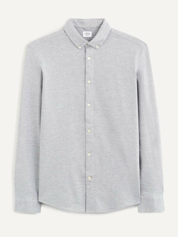 Celio Világosszürke férfi Celio Bapik póló