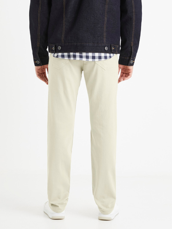 Celio Krém Férfi nadrág Celio Vopry1