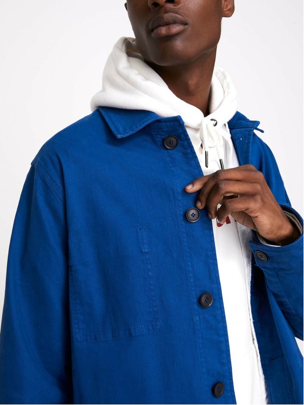 Celio Kék férfi könnyű zsebes kabát Celio Muse