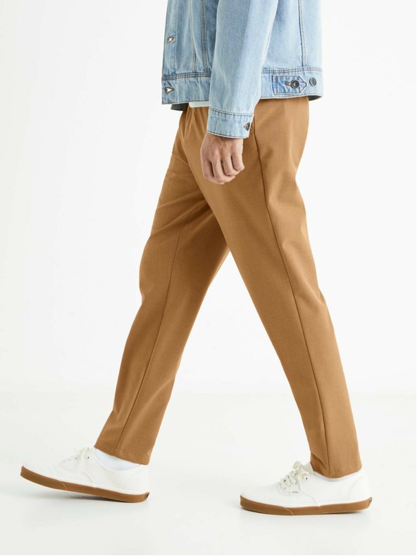 Celio Barna férfi Celio 24H Bocal nadrág