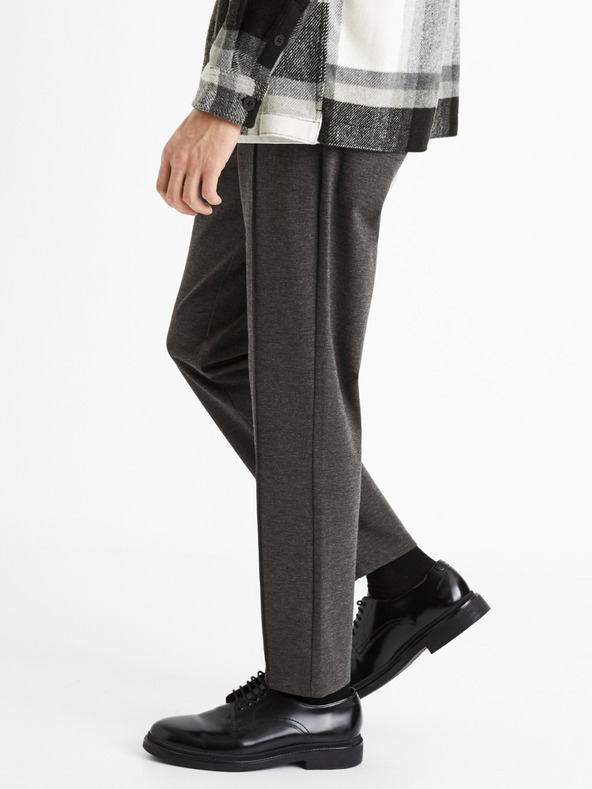 Celio Sötétszürke férfi nadrág Celio 24H Cobozal