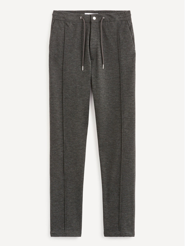 Celio Sötétszürke férfi nadrág Celio 24H Cobozal