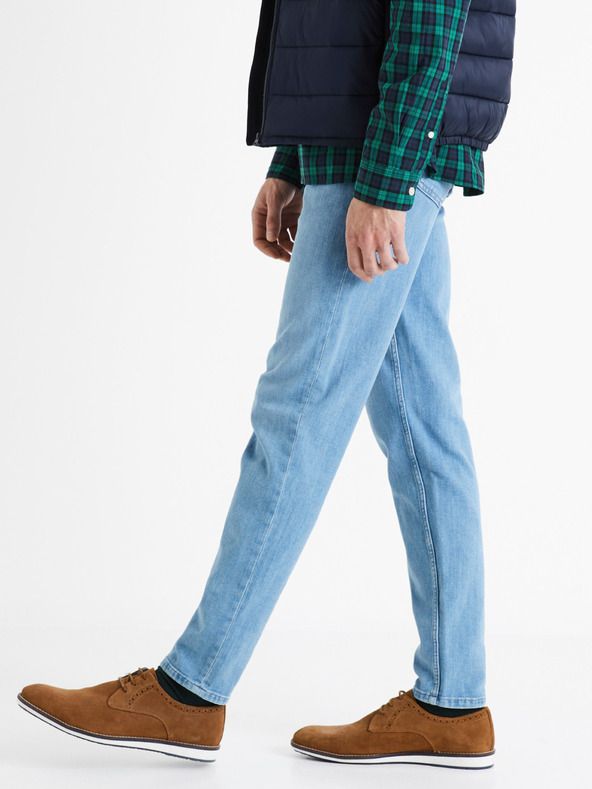 Celio Világoskék férfi slim fit farmer Celio C25 Dosoft25